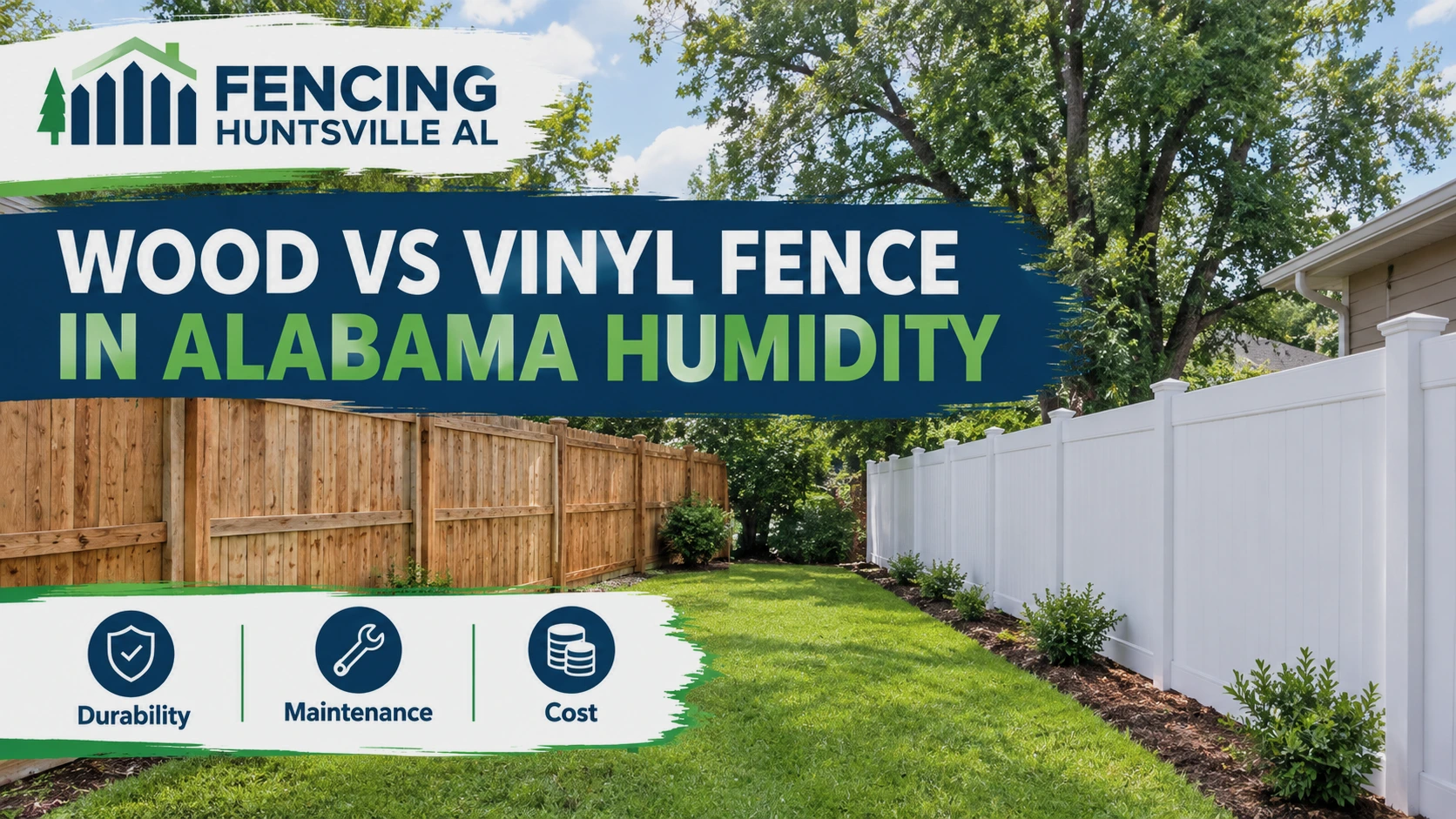 Wood or Vinyl Fence for Alabama Humidity