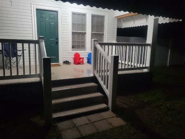 Porch Handrail Install
